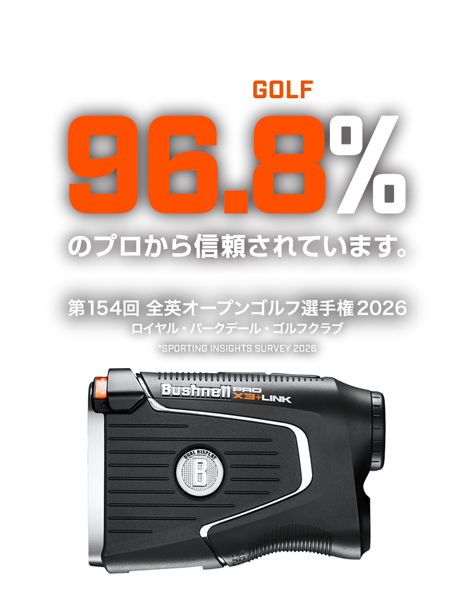 プロ使用率98.6%|BushnellGOLF